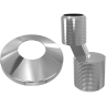 Эксцентрик TERMINUS HP 3/4*1/2 с конической декоративной чашкой 4670087323994