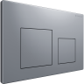 Клавиша смыва для инсталляции TERMINUS CLASSIC кнопка квадрат цвет хром 82K24X16C