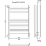Полотенцесушитель электрический TERMINUS ЕНИСЕЙ П9 500х700 (Sensor Quick Touch) 4670078526281
