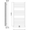 Полотенцесушитель электрический TERMINUS ГРЕТА П14 500x1060, ТЭН HT-1 300W, левый/правый 4660059920702
